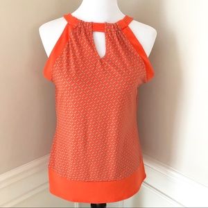 SOLD Banana Republic Geometric Sleeveless Blouse